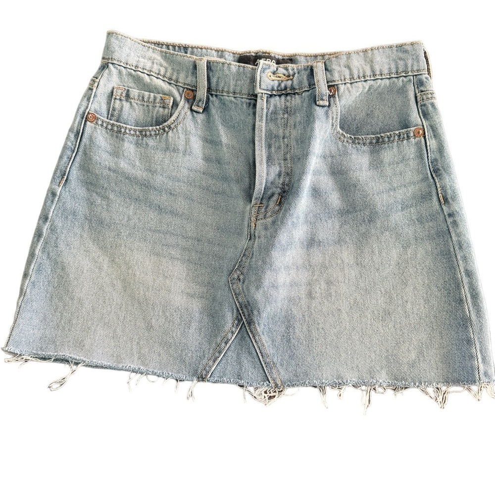 Aeropostale Denim Mini Skirt women’s size 2 Button Fly NWOT - Picture 8 of 8
